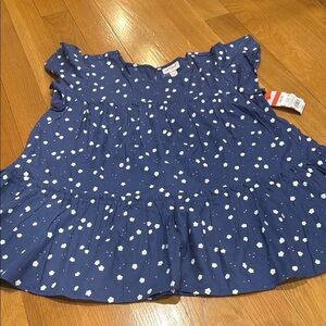NWT Cat & Jack floral top size xxl(18).